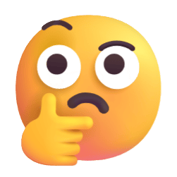 Emoji Pensando