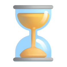 Emoji Tempo Ampulheta