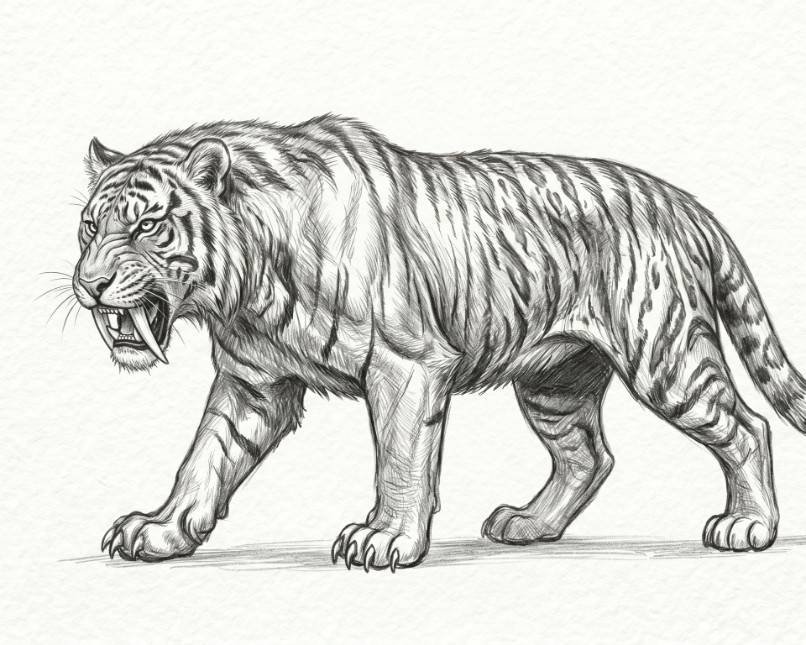Tigre Dente-de-Sabre
