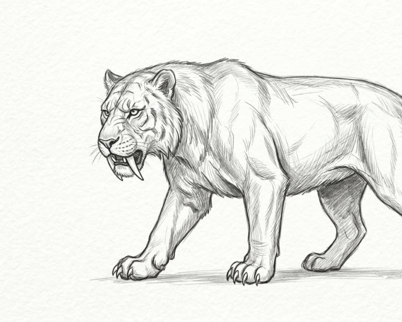Tigre Dente-de-Sabre